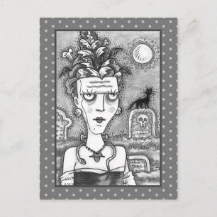 Postal MONSTRUO FRANKENELLA SINIestro HERMOSO, TUMBAS, GA