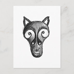 Postal Monstruo oscuro