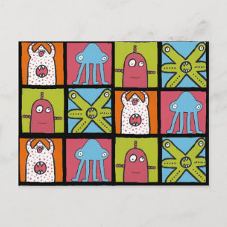 Postal monstruos b, monstruos b, monstruos b, monstruos b