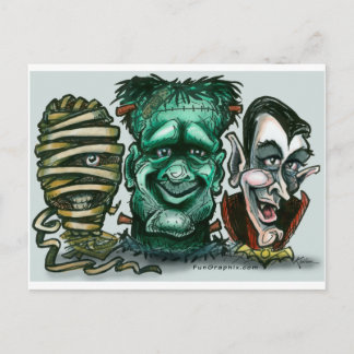 Postal Monstruos de películas