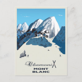 Postal Mont Blanc, Chamonix,