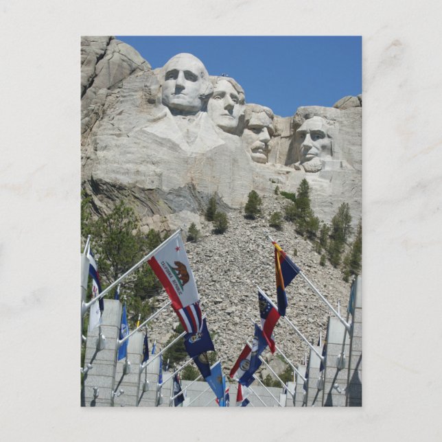 POSTAL MONT RUSHMORE PRESIDENTES MEMORIAL SOUTH DAKOTA (Anverso)