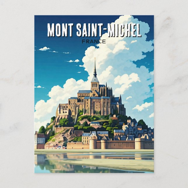 Postal Mont Saint-Michel (Anverso)