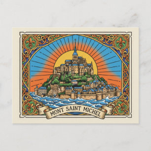 Postal Mont Saint-Michel