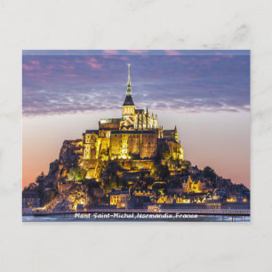 Postal Mont Saint-Michel・Francia / 聖 米 歇 爾 山・國 法