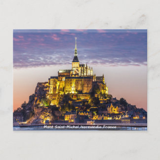 Postal Mont Saint-Michel・Francia / 聖 米 歇 爾 山・國 法