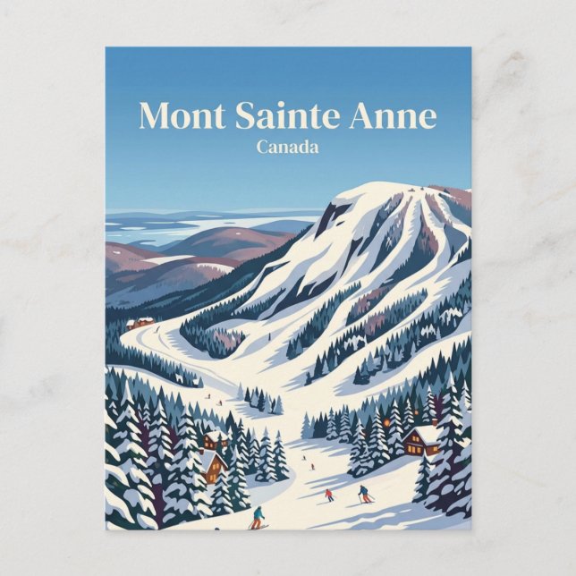 Postal Mont Sainte Anne Canadá (Anverso)