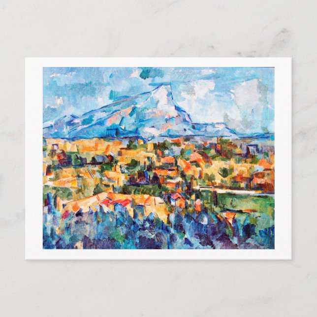 Postal Mont Sainte-Victoire, Paul Cezanne (Anverso)
