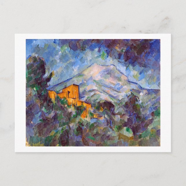 Postal Mont Sainte-Victoire, Paul Cezanne (Anverso)