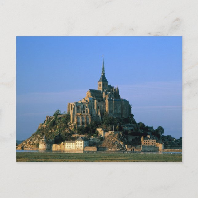 Postal Mont St Michel, Mancha, Normandía, Francia (Anverso)