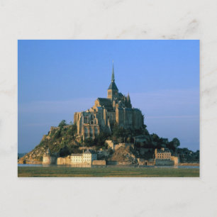 Postal Mont St Michel, Manche, Normandía, Francia