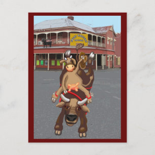 Postal Monta cowgirl