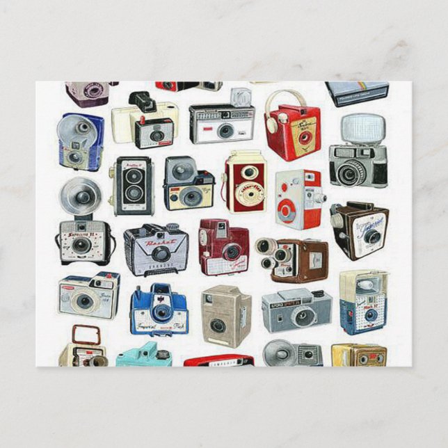 Postal Montaje de cámara de vídeo (Anverso)