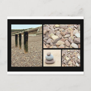 Postal montaje de playa