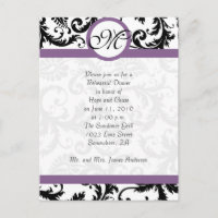 Montaje de uva Damask negro Swirls Ensayo Cena