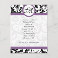 Montaje de uva Damask negro Swirls Ensayo Cena