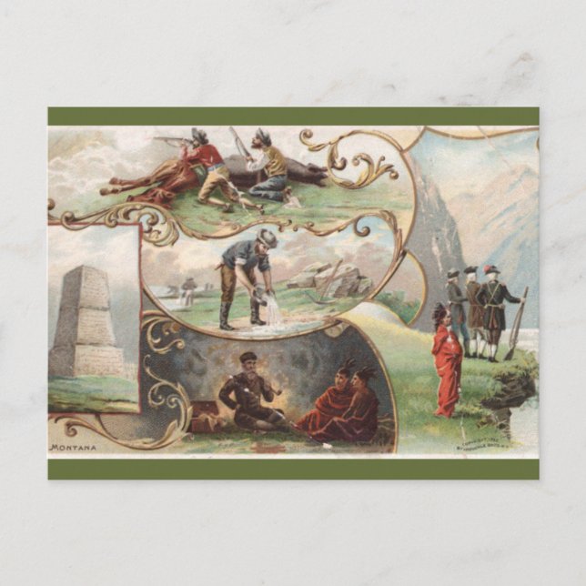 Postal Montana Antiguo (Anverso)