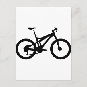 Postal Montaña Bicicleta de bicicleta