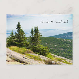 Postal Montaña Cadillac en el Parque Nacional Acadia en M