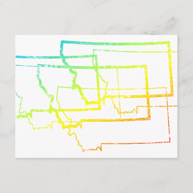 Postal montana chill blur (Anverso)