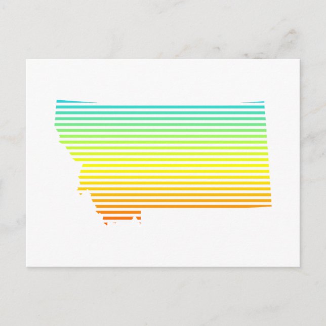 Postal montana chill fade (Anverso)
