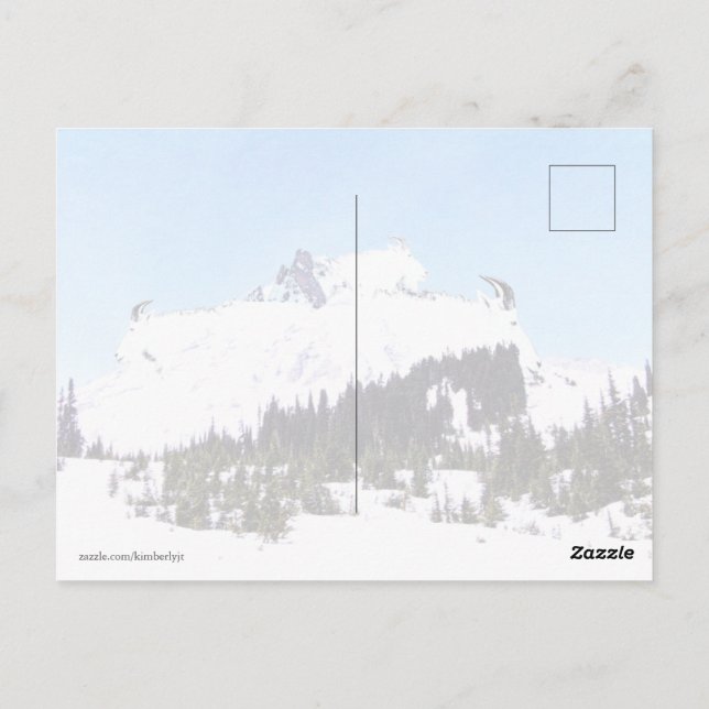 Postal Montaña de Cabras (Reverso)