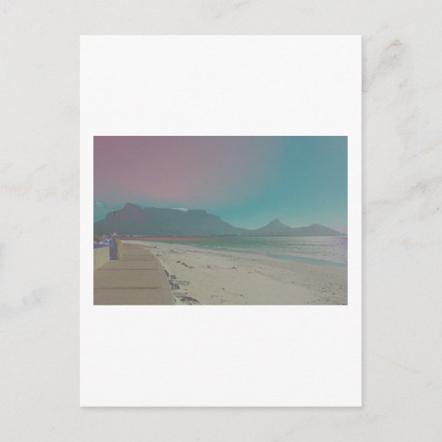 Postal Montaña de la Mesa Ciudad del Cabo (Anverso)