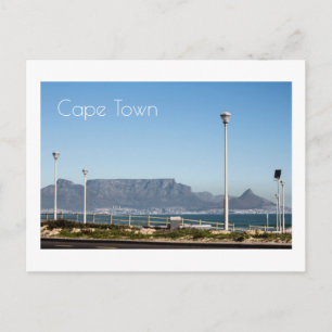 Postal Montaña de la Mesa de Ciudad del Cabo ZA Sudáfrica