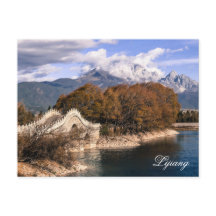Montaña de la nieve del Dragón Jade en Lijiang, Ch