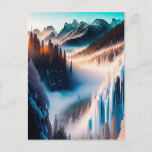 Postal Montaña de nieve