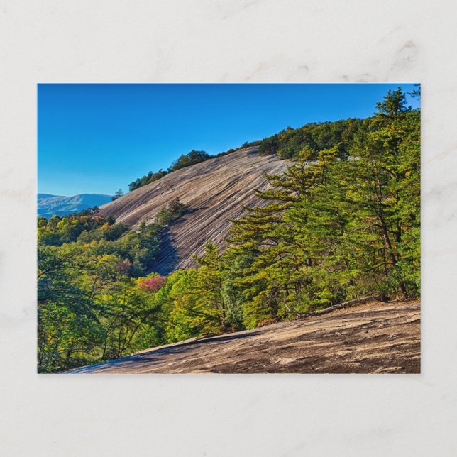Postal montaña de piedra de carolina del Norte (Anverso)