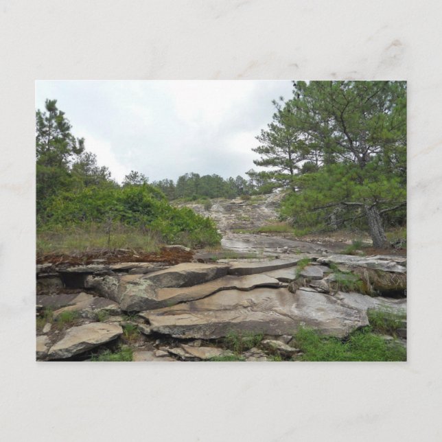 Postal Montaña de piedra, Georgia (Anverso)