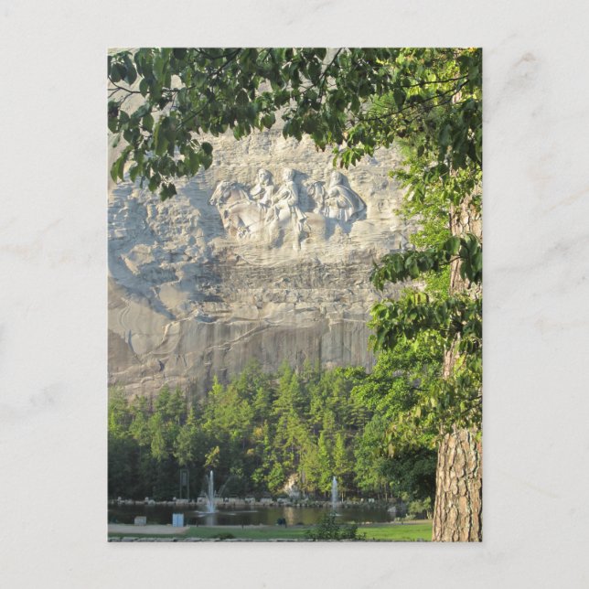 Postal Montaña de piedra, Georgia (Anverso)