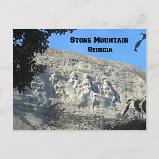 Postal Montaña de piedra, Georgia (Anverso)