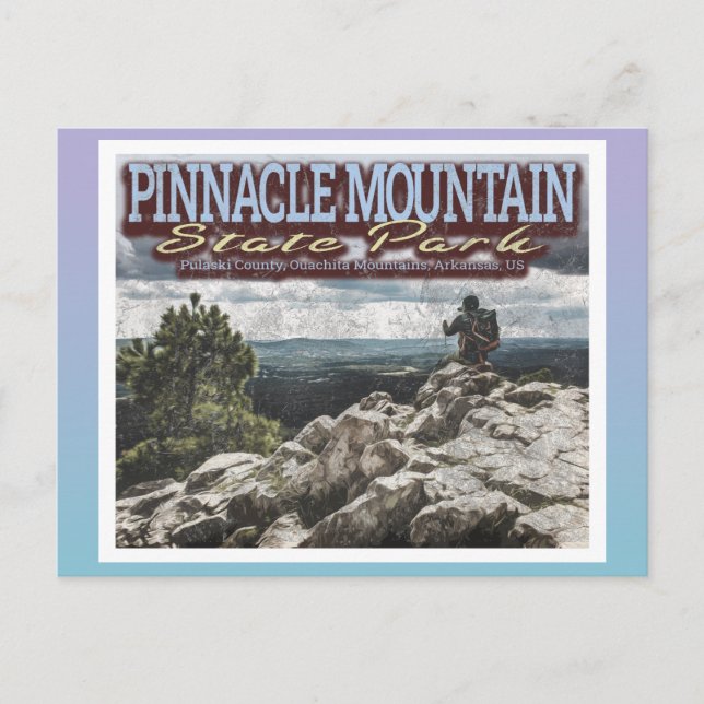 POSTAL MONTAÑA DE PINNACLE - MONTAÑAS QUACHITA - ARKANSAS (Anverso)