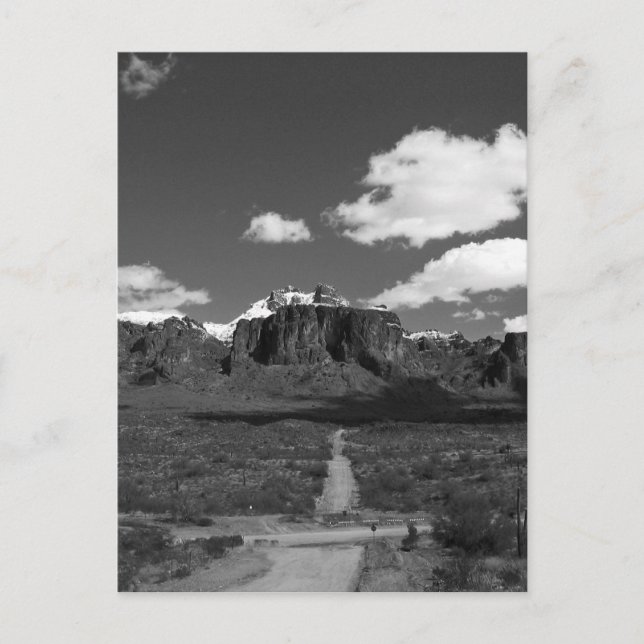 Postal Montaña de superstición (Anverso)