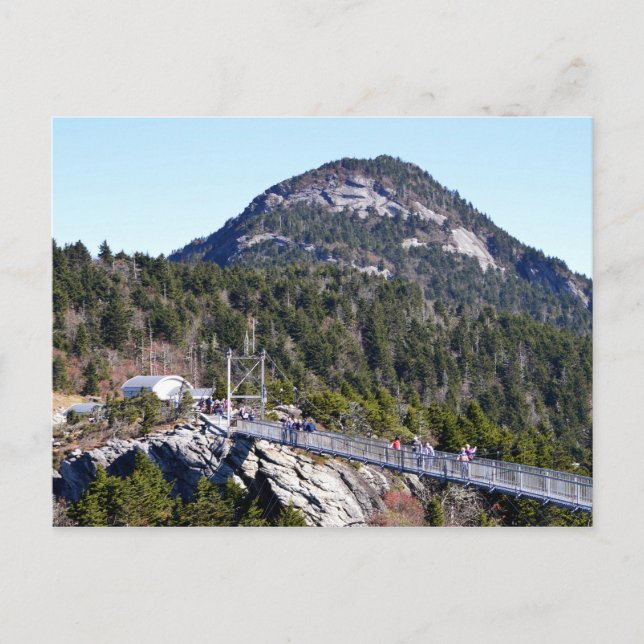 Postal Montaña del abuelo del puente de alta suspensión M (Anverso)