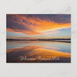 Postal Montana del Parque Nacional Yellowstone