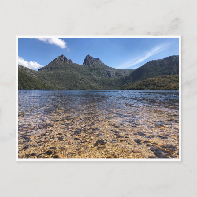 Postal montaña dove lake cradle (Anverso)