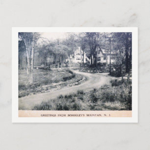 Postal Montaña escolar, Nueva Jersey, Vintage