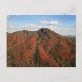 Postal Montaña Hawksbill en otoño, garganta de Linville, 