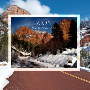 Postal Montaña Hípica del Parque Nacional de Zion
