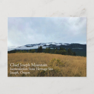 Postal Montaña Joseph Jefe, Oregón
