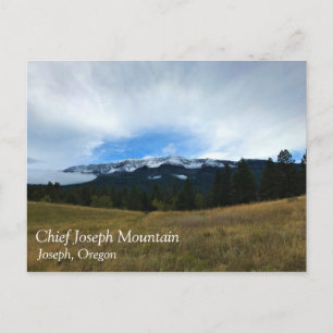 Postal Montaña Joseph Jefe, Oregón