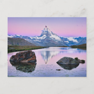 Postal Montaña Matterhorn en Zermatt, Suiza