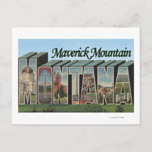 Postal Montaña Maverick, Montana