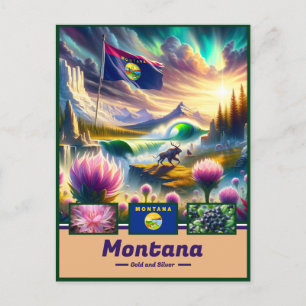 Postal Montana Mystique Treasures Escénicos