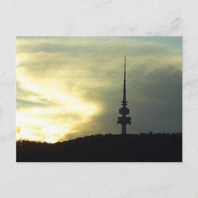 Postal Montaña negra (Anverso)