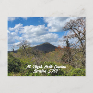 Postal Montaña Pisgah Carolina del Norte Elevación Rodal 