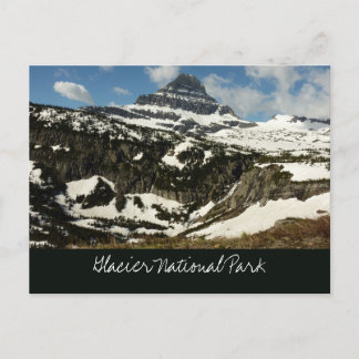 Postal Montaña Reynolds desde Logan Pass en Glacier Park